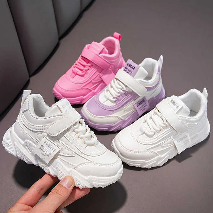 أحذية رياضية بيضاء للأطفال -White Sneakers Kids Sports Shoes