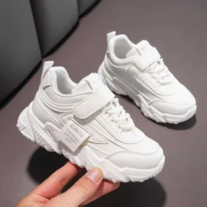أحذية رياضية بيضاء للأطفال -White Sneakers Kids Sports Shoes