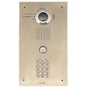 Aiphone IP 1 Button Video Door Station Apartment, IX-DVF-AC