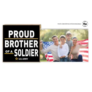 Army Floating Picture Frame Military Proud Brother*