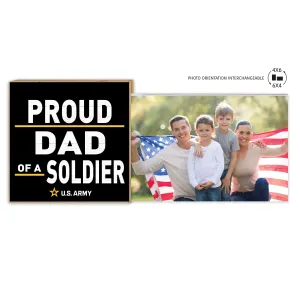 Army Floating Picture Frame Military Proud Dad*