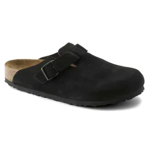 Boston Soft Footbed Suede - Black - Regular/Wide