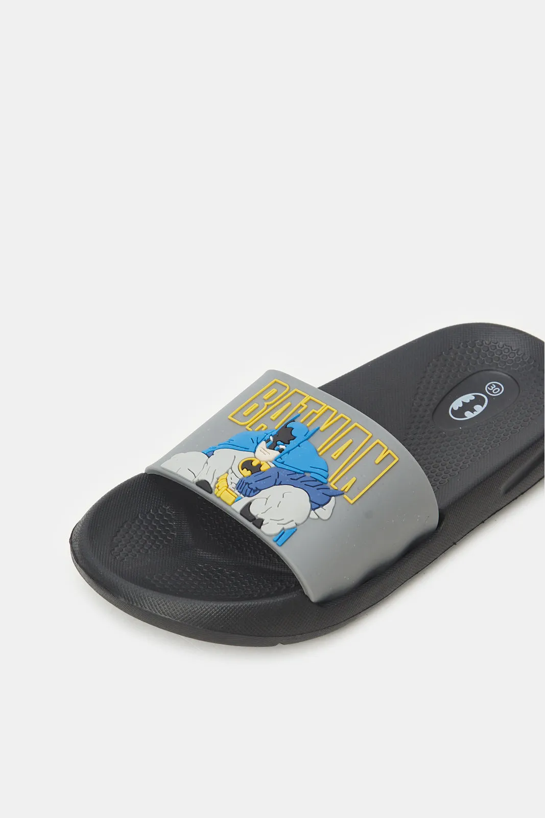 Boys Black Batman Character Slide