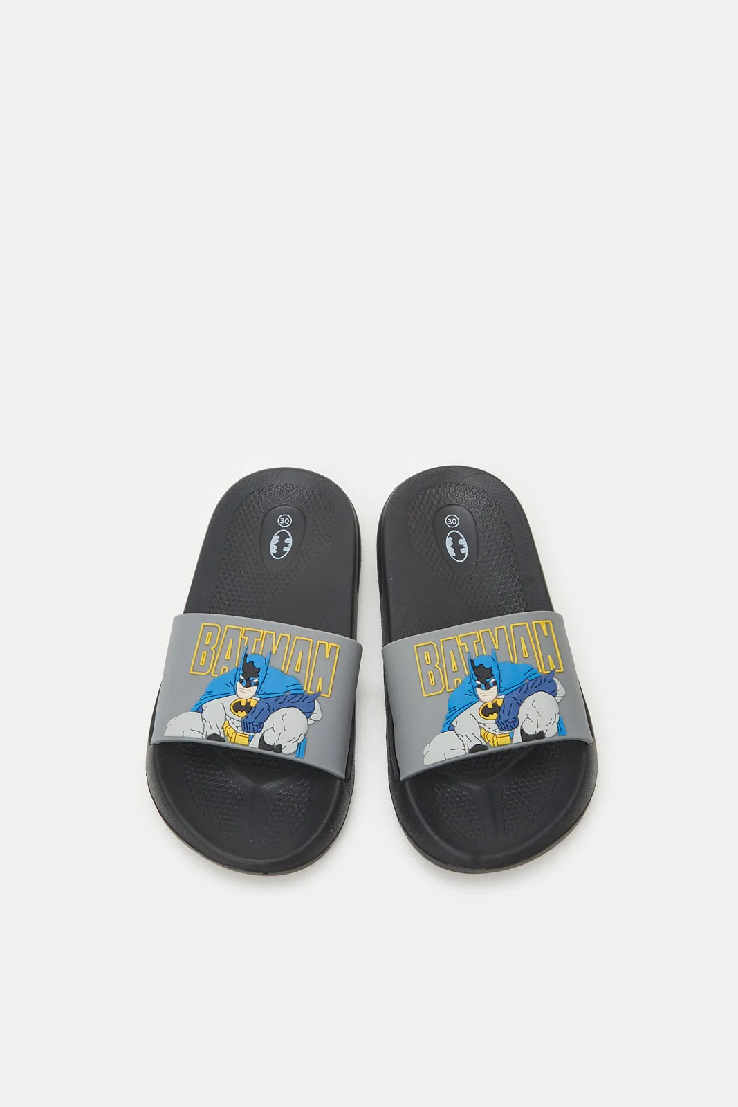 Boys Black Batman Character Slide