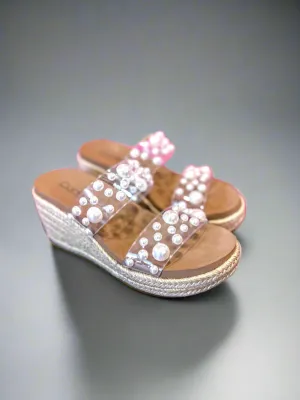 Corkys-Shes Here Pearl Wedge