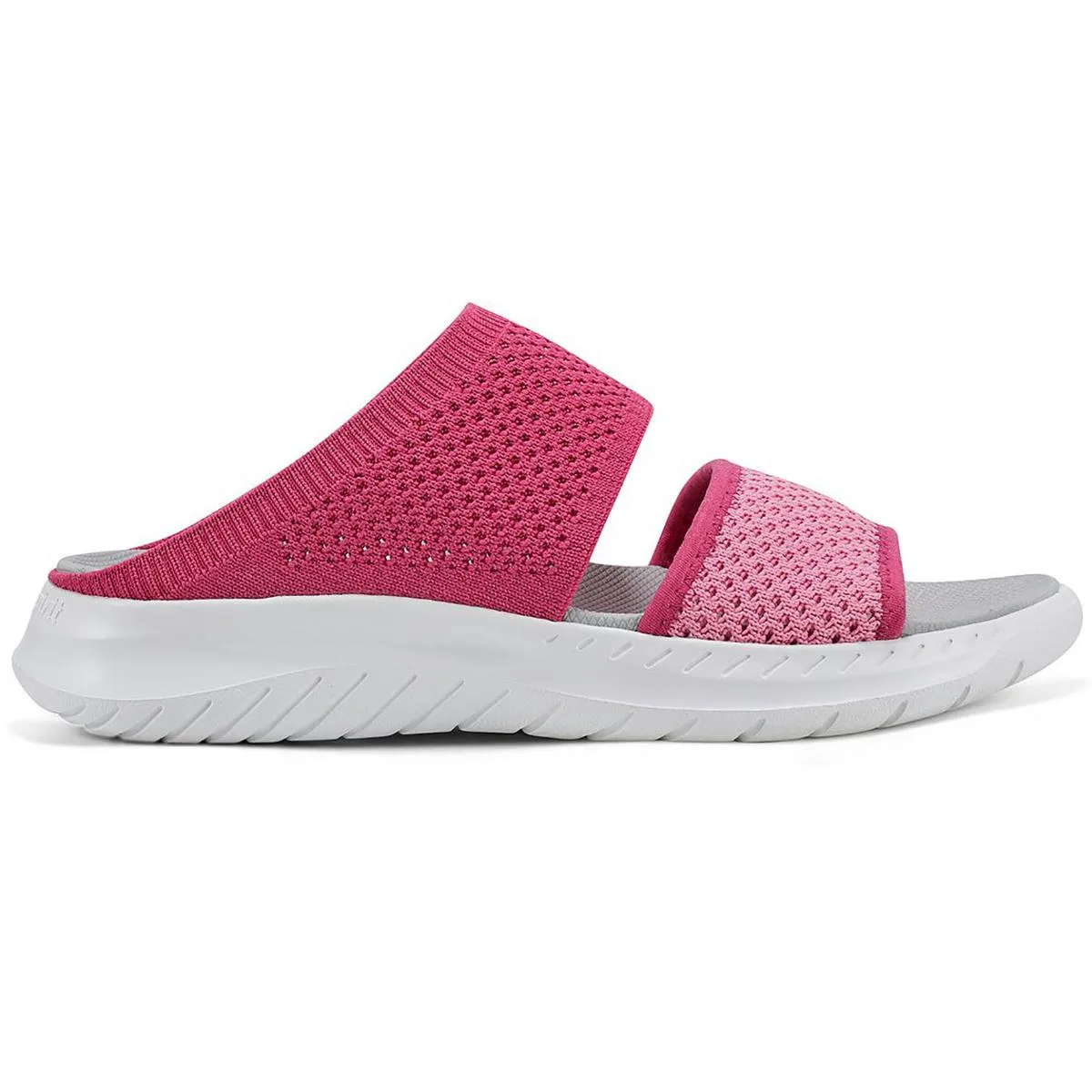 Easy Spirit Womens Davera 2 Open Toe Slip On Slide Sandals