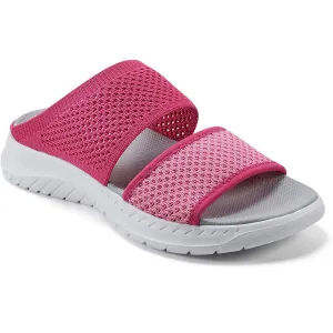 Easy Spirit Womens Davera 2 Open Toe Slip On Slide Sandals