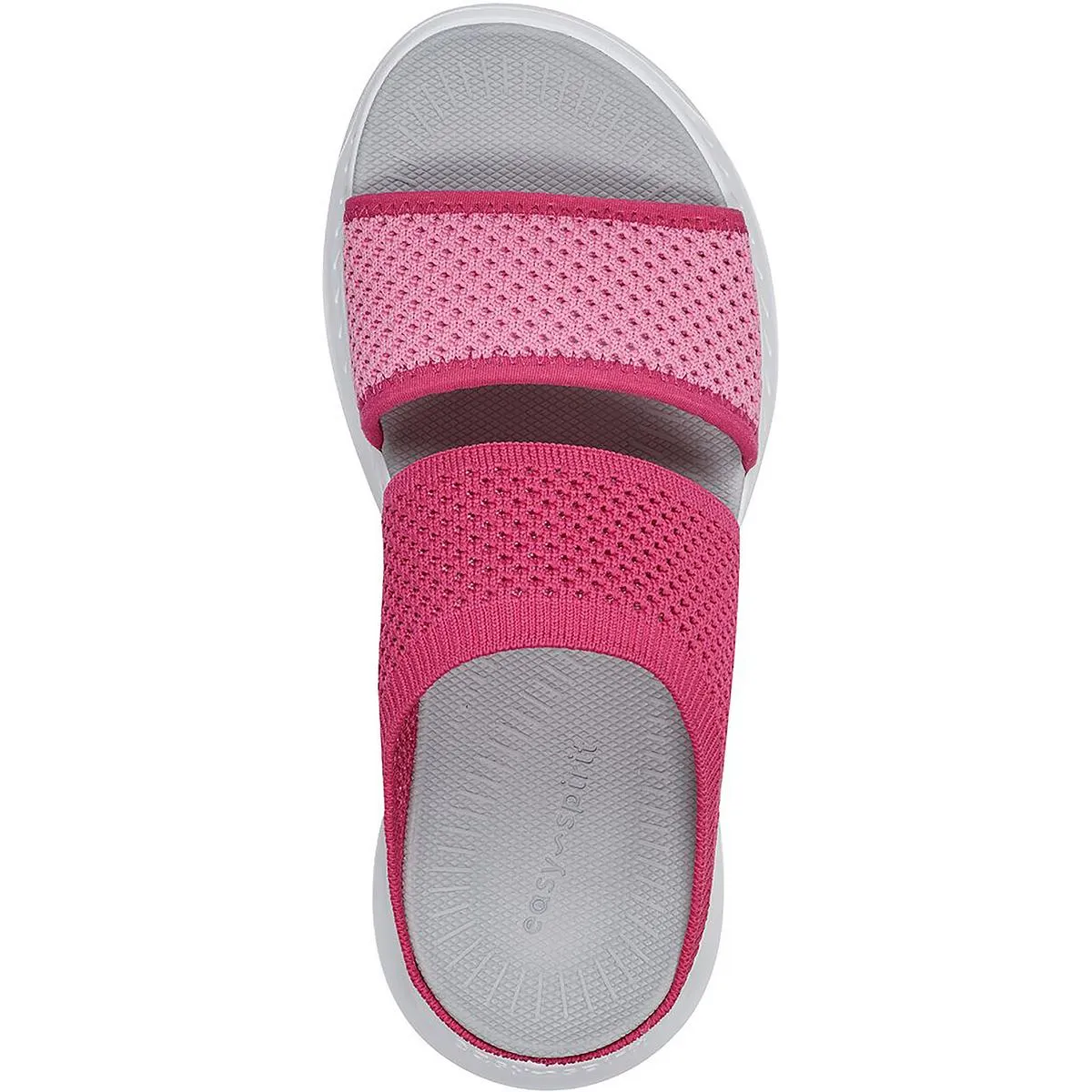 Easy Spirit Womens Davera 2 Open Toe Slip On Slide Sandals