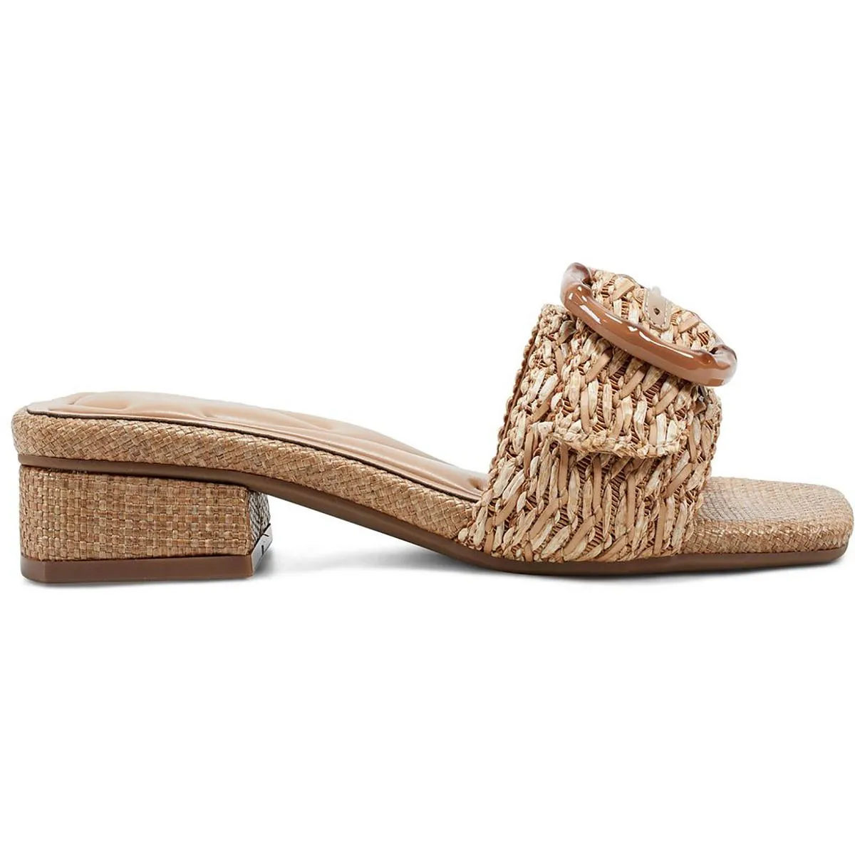 Easy Spirit Womens Gatlin2 Buckle Slip On Slide Sandals