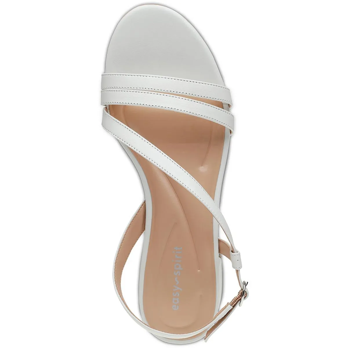 Easy Spirit Womens Glenni Leather Slip On Heels