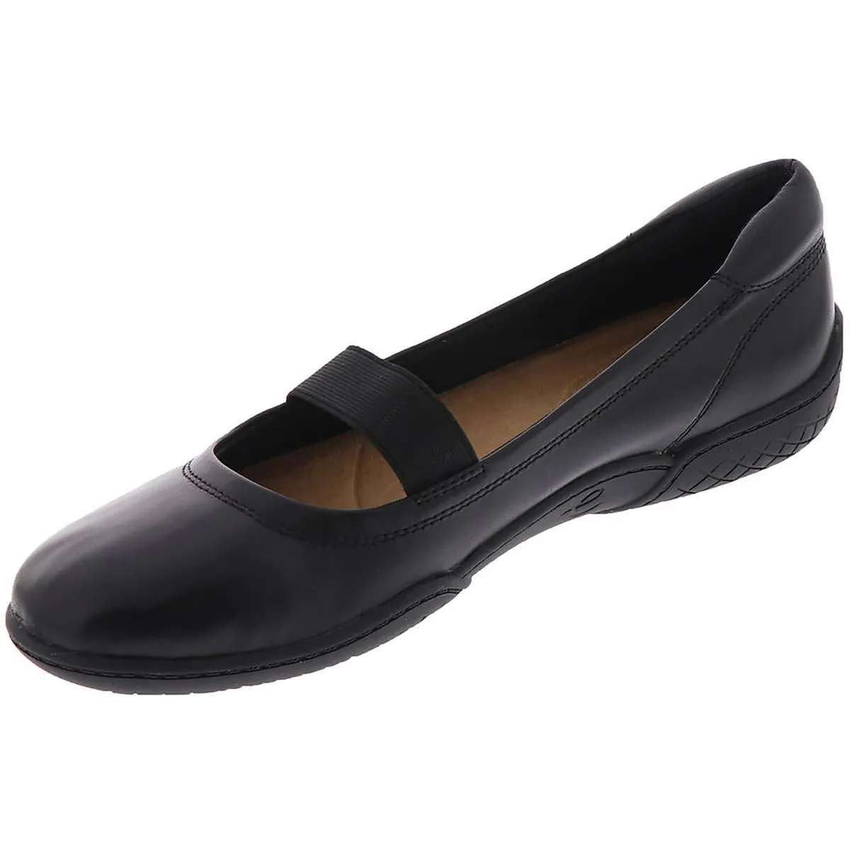 Easy Spirit Womens Golden  Leather Slip On Mary Janes