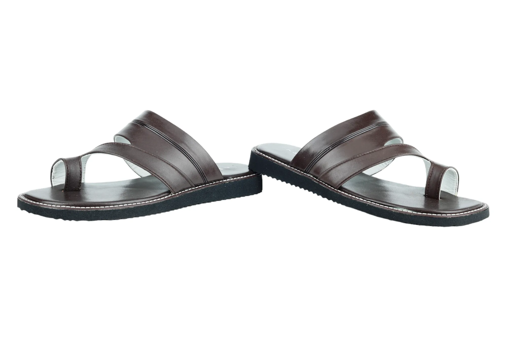 Gents leather chappal 43417
