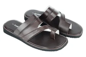 Gents leather chappal 43417
