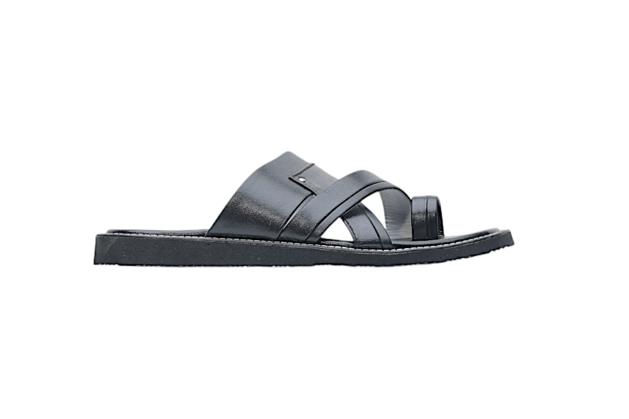 Gents leather chappal 43419