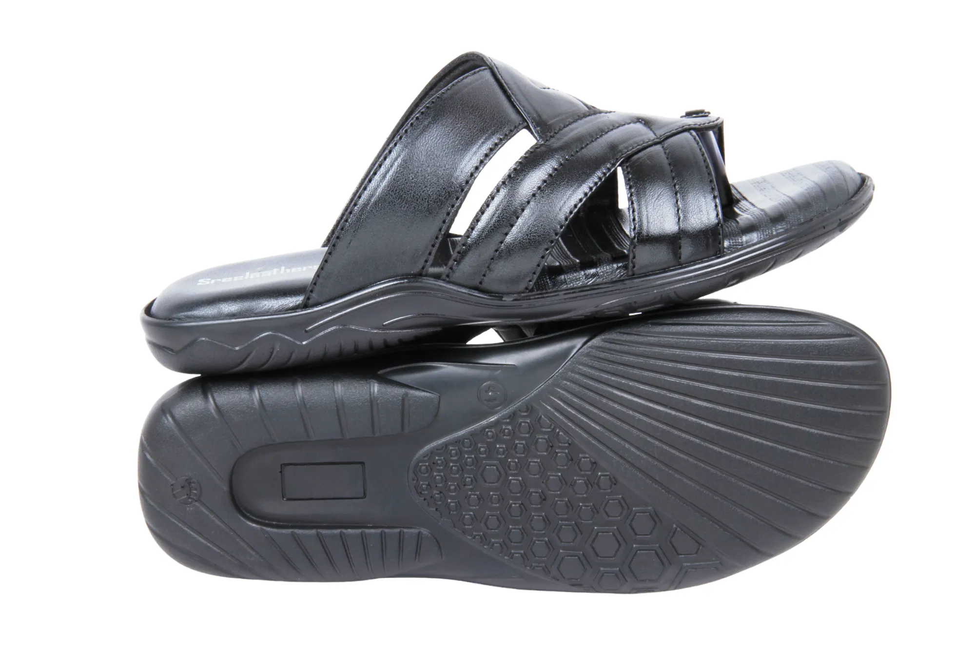 Gents leather chappal 998703