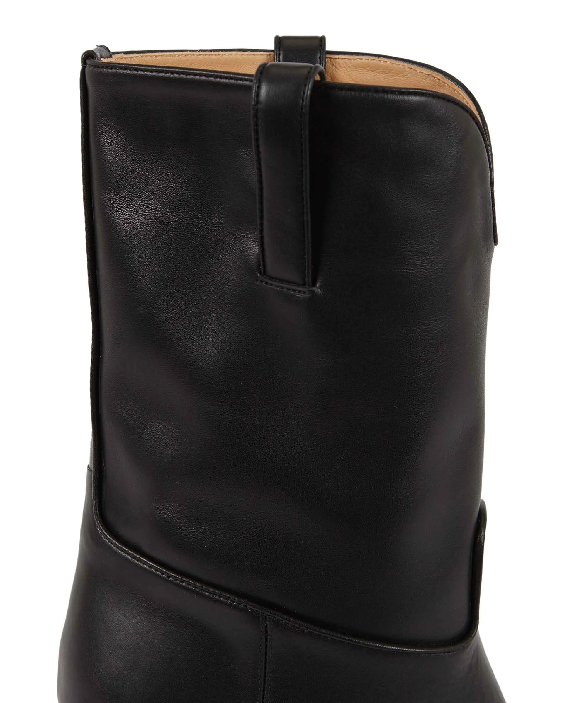 KATY | Black leather boot