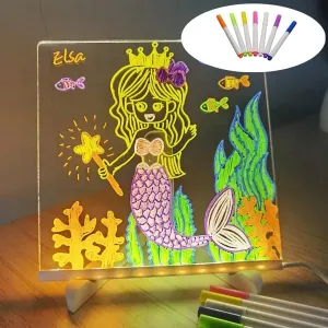 Kerst Hot Products led Note BoardBuy 1 Krijg 7 kleuren pennen gratis