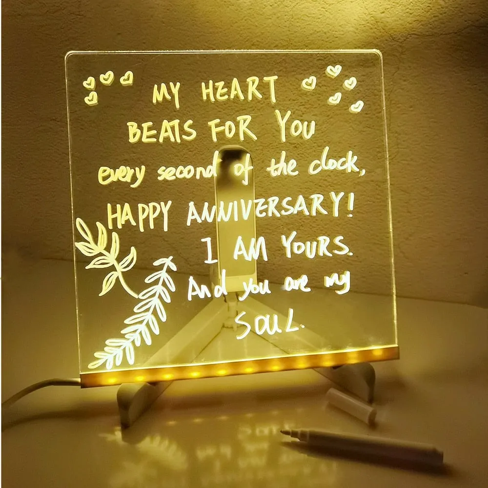 Kerst Hot Products led Note BoardBuy 1 Krijg 7 kleuren pennen gratis