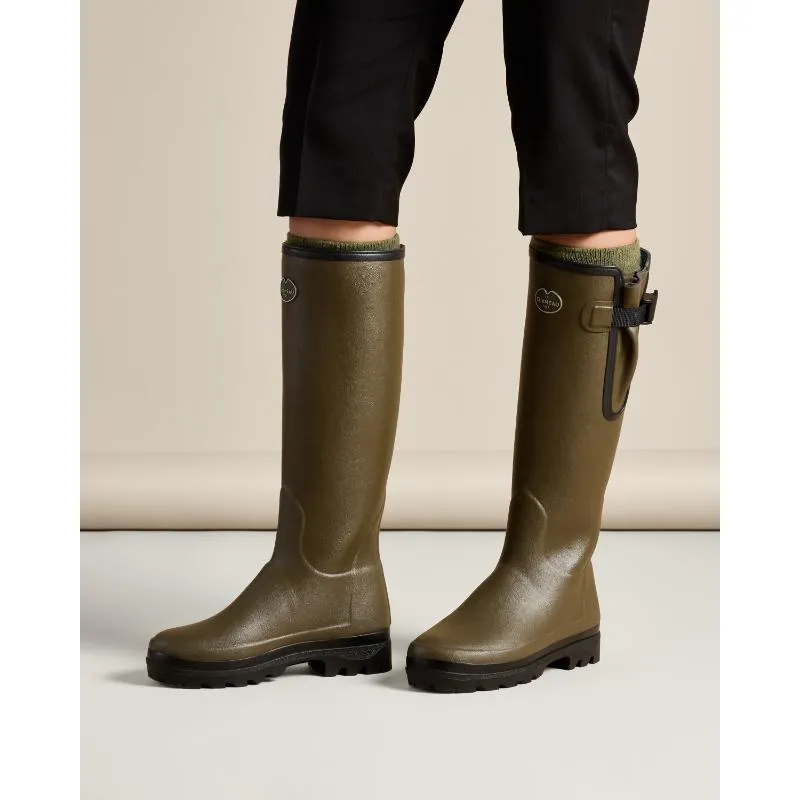 Le Chameau Ladies Vierzonord Neoprene Lined Boots - Chameau Green