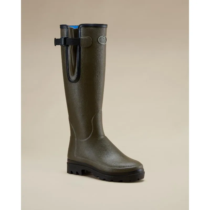 Le Chameau Ladies Vierzonord Neoprene Lined Boots - Chameau Green