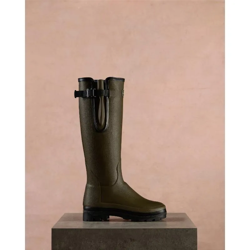 Le Chameau Ladies Vierzonord Neoprene Lined Boots - Chameau Green