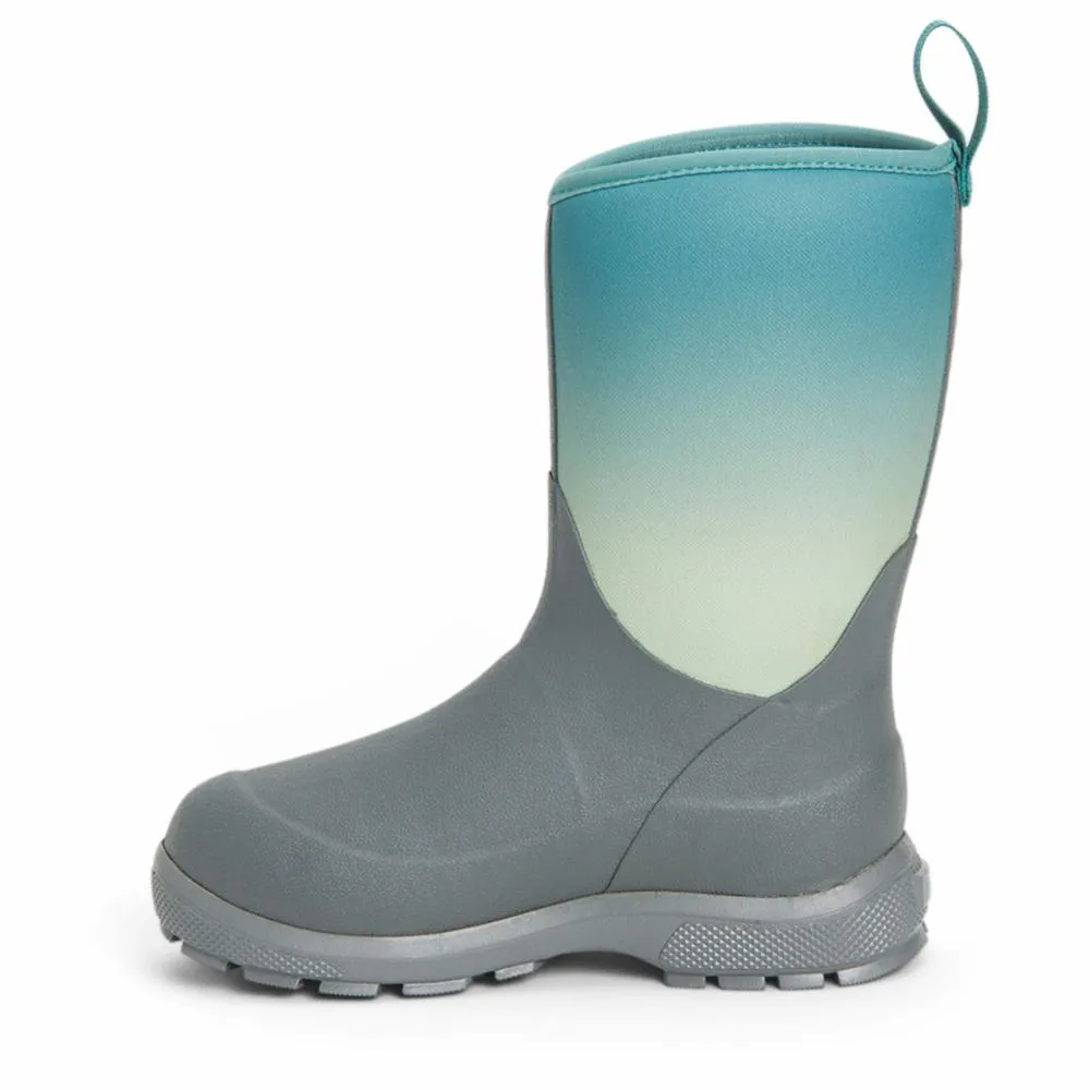 Muck Footwear Kids ELEMENT LILBIG GREY/TEALFADE