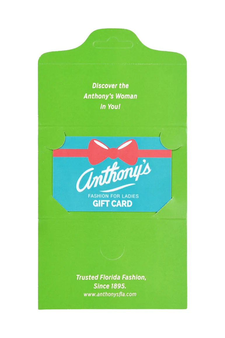 Physical Gift Card