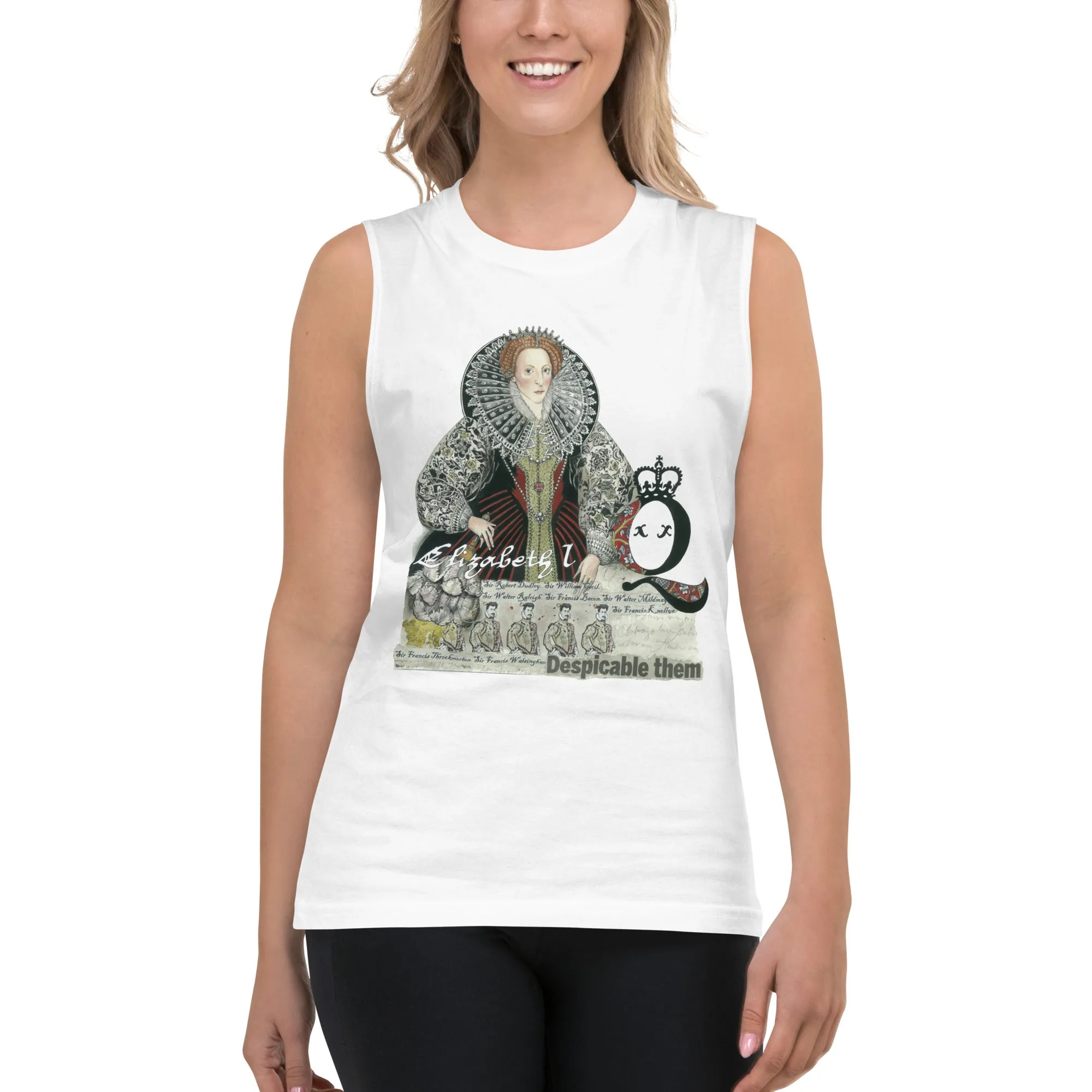 Queen Elizabeth I Muscle Tank Top