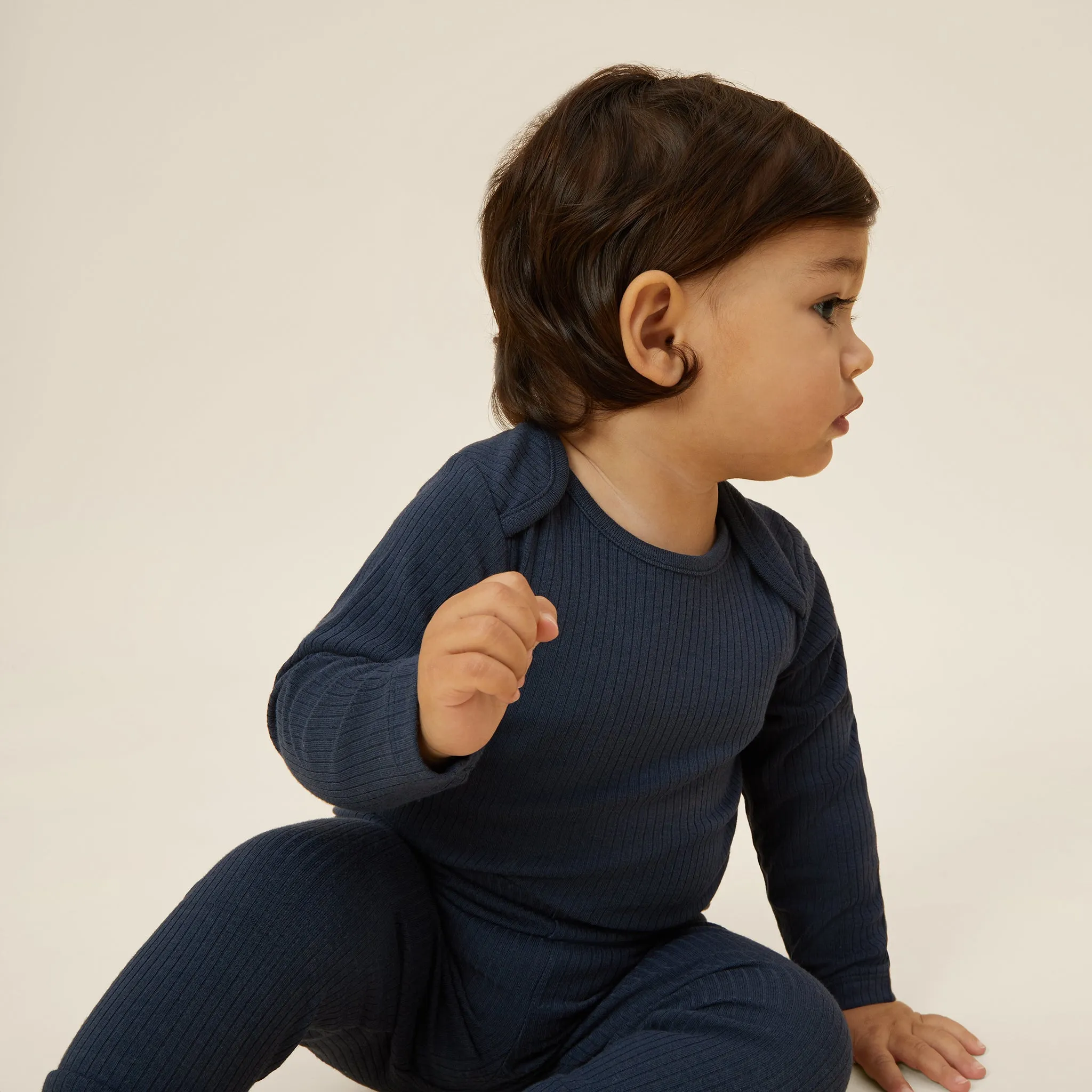 Ribbed Long Sleeve Bodysuit