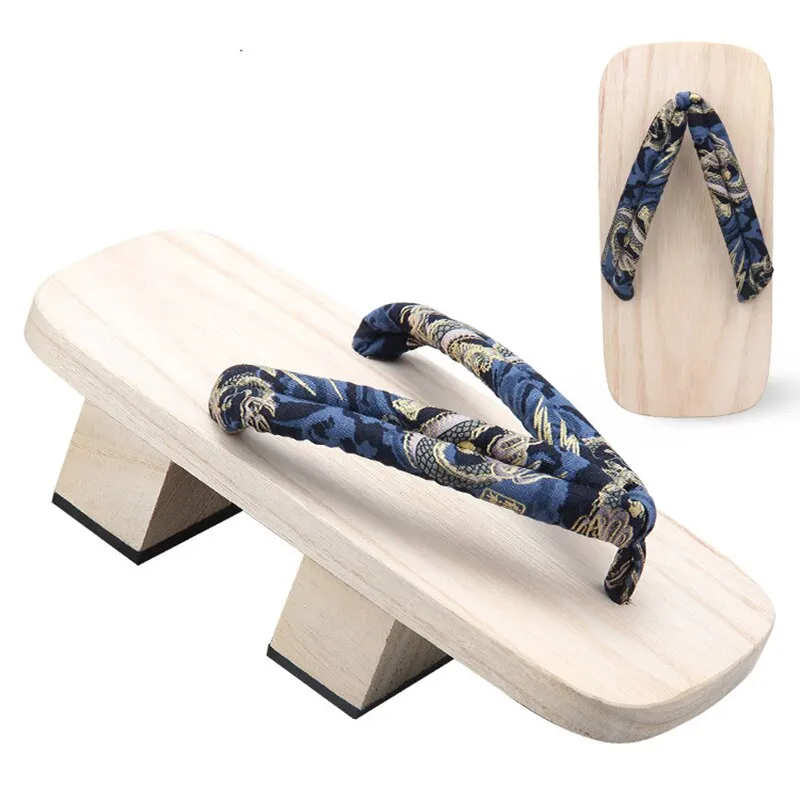 Two-Teeth Toe Wooden Sandals