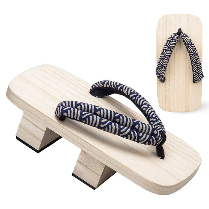 Two-Teeth Toe Wooden Sandals