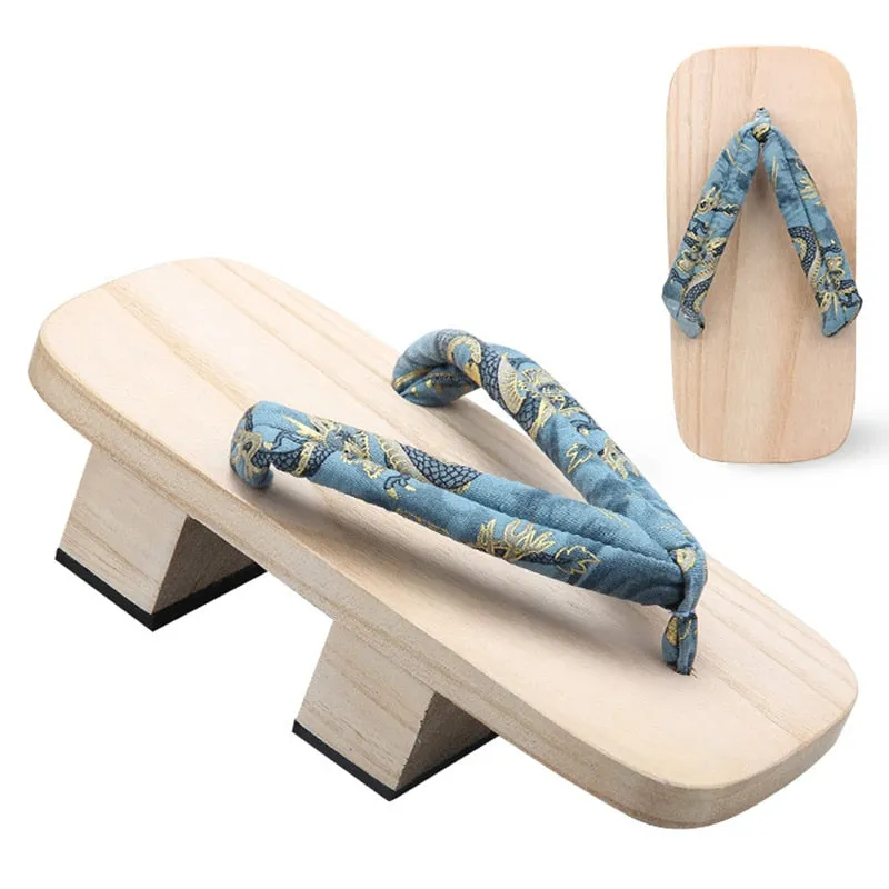 Two-Teeth Toe Wooden Sandals