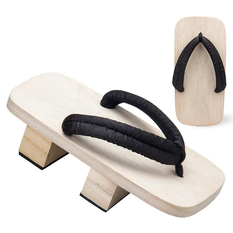 Two-Teeth Toe Wooden Sandals