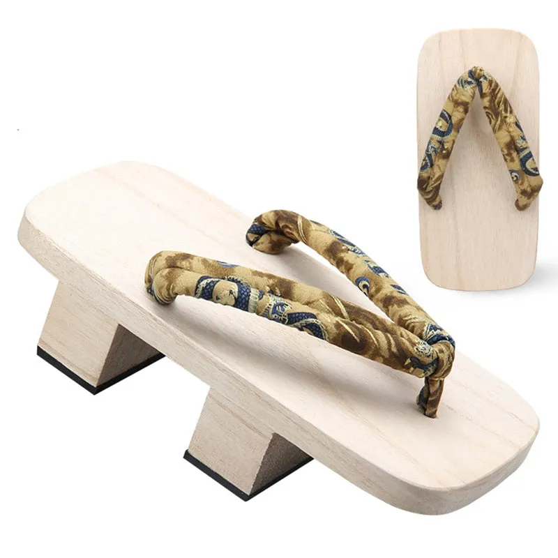 Two-Teeth Toe Wooden Sandals