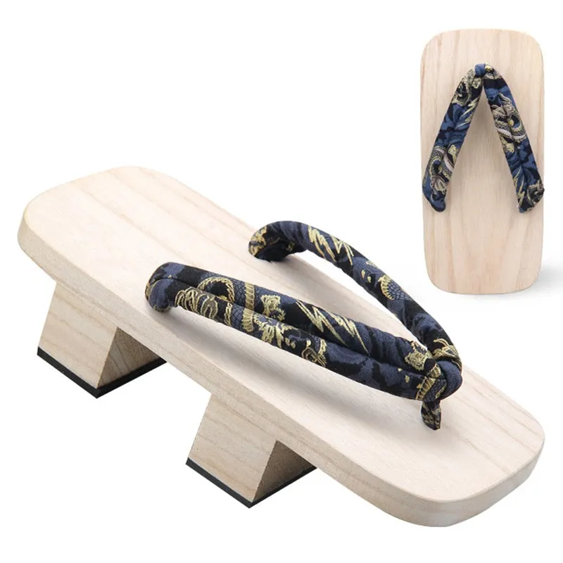 Two-Teeth Toe Wooden Sandals