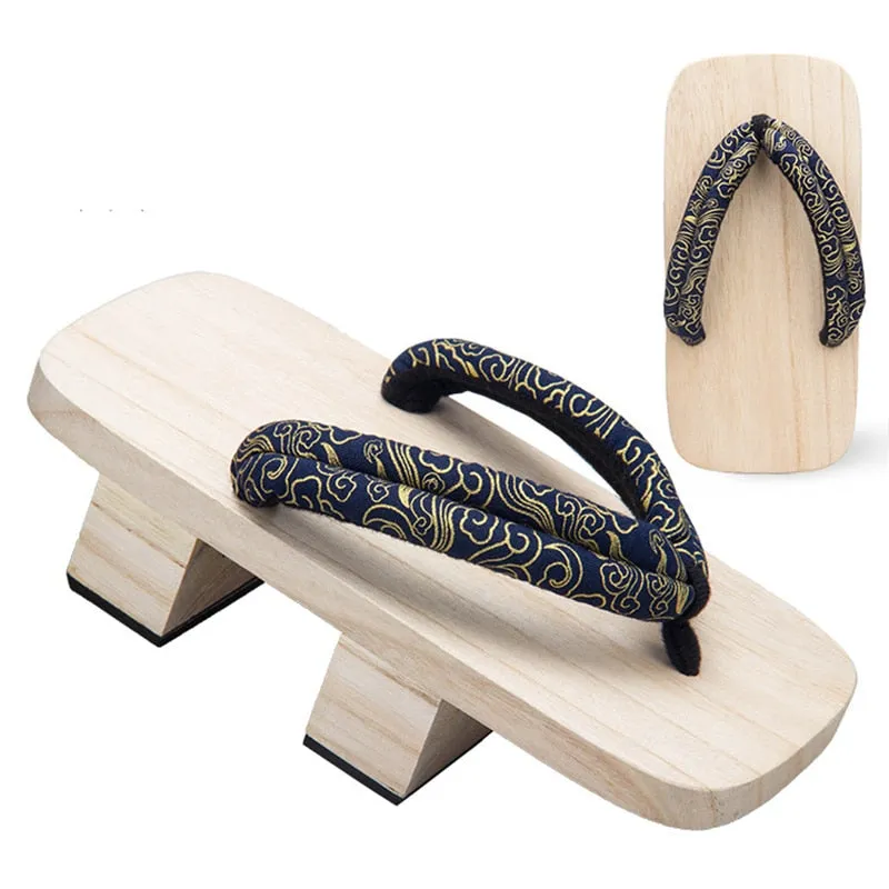 Two-Teeth Toe Wooden Sandals